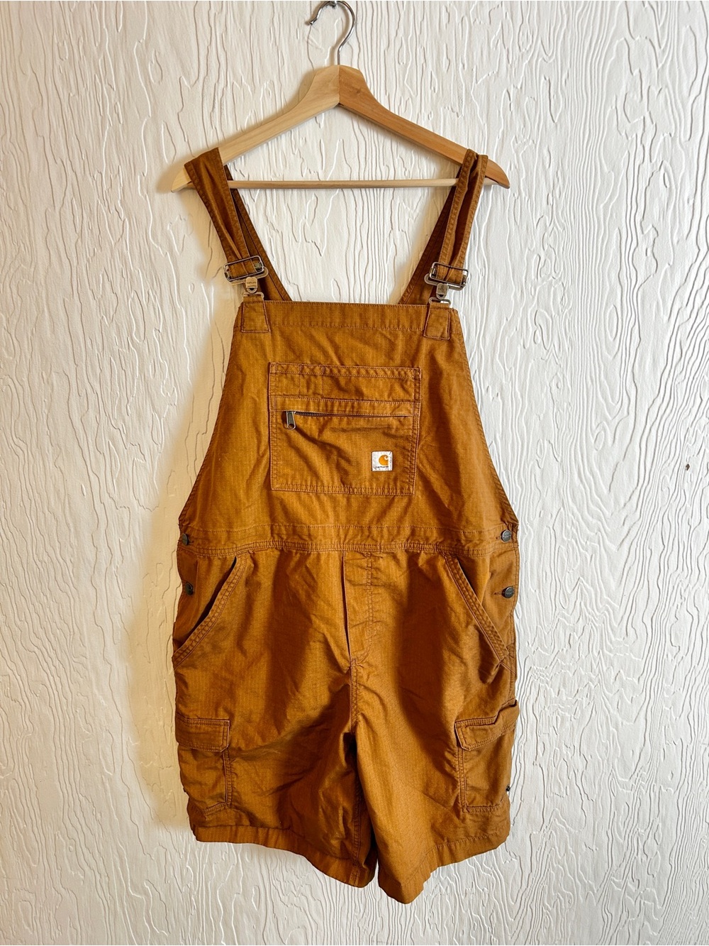 Carhartt Chest Pocket Short Overalls in Caramel XL 16/18 Workwear Utility